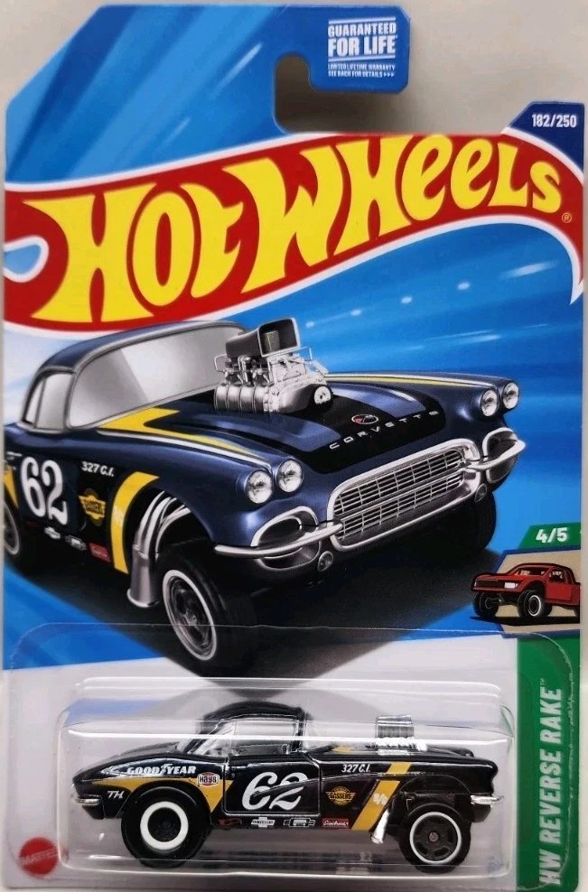 2025 Hot Wheels '62 Corvette Gasser (Super Treasure Hunt)