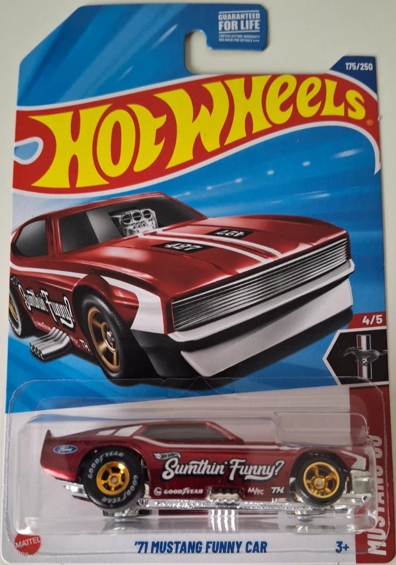 2025 Hot Wheels '71 Mustang Funny Car (Super Treasure Hunt)