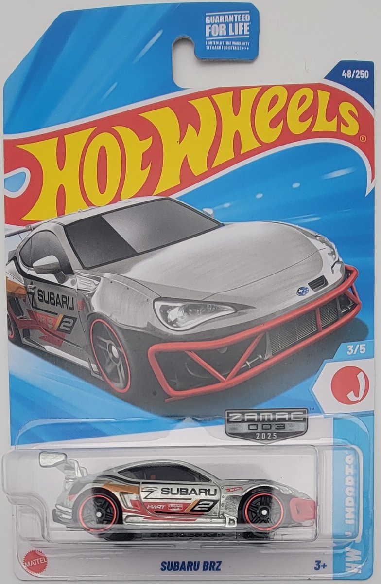 2025 Hot Wheels Subaru BRZ (ZAMAC · Walmart)