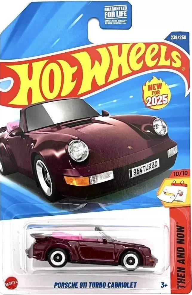 2025 Hot Wheels Porsche 911 Turbo Cabriolet (First Edition)