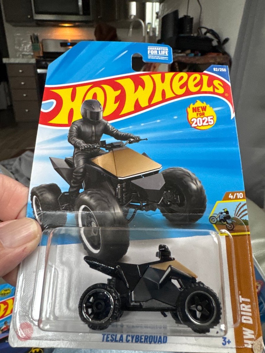 2025 Hot Wheels Tesla Cyberquad (First Edition)