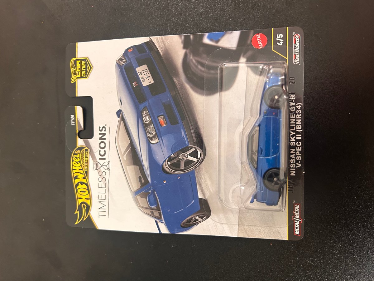 2025 Hot Wheels Nissan Skyline GT-R V-Spec II (BNR34)