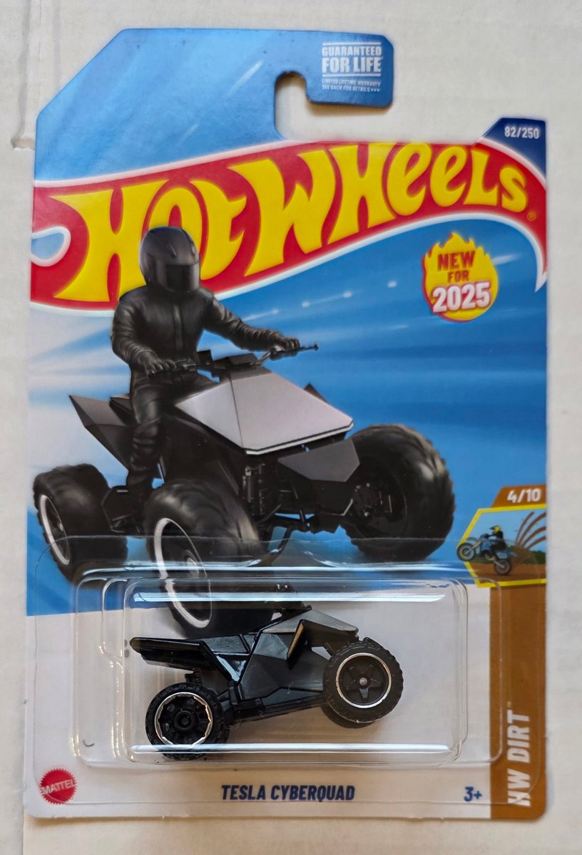 2025 Hot Wheels Tesla Cyberquad (First Edition)