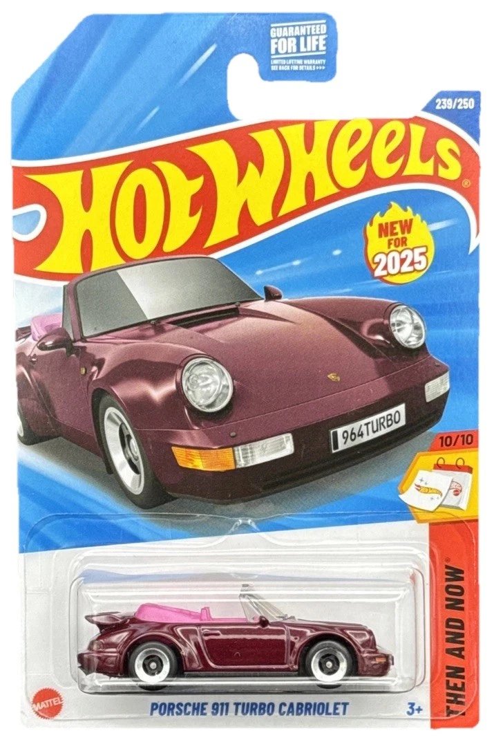 2025 Hot Wheels Porsche 911 Turbo Cabriolet (First Edition)