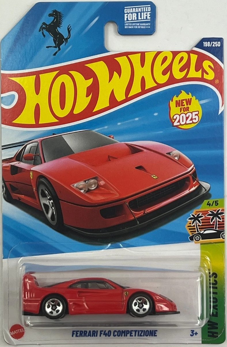 2025 Hot Wheels Ferrari F40 Competizione (First Edition)