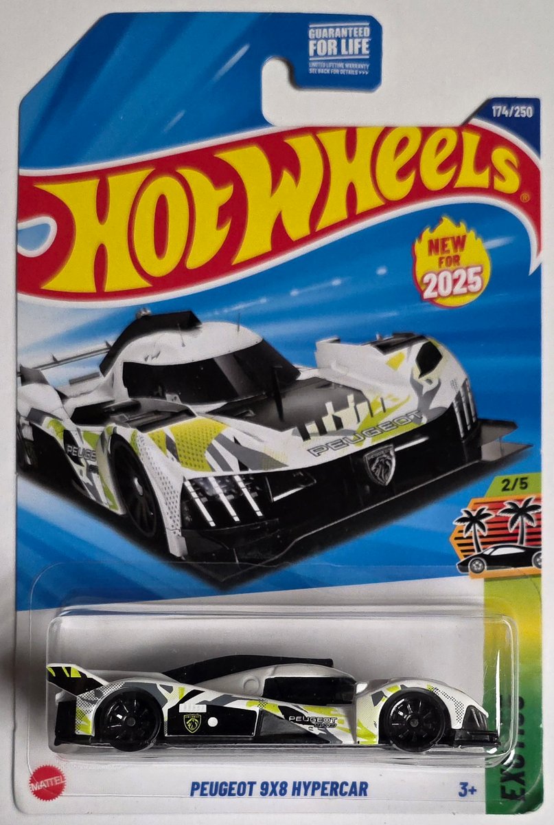 2025 Hot Wheels Peugeot 9X8 Hypercar (First Edition)