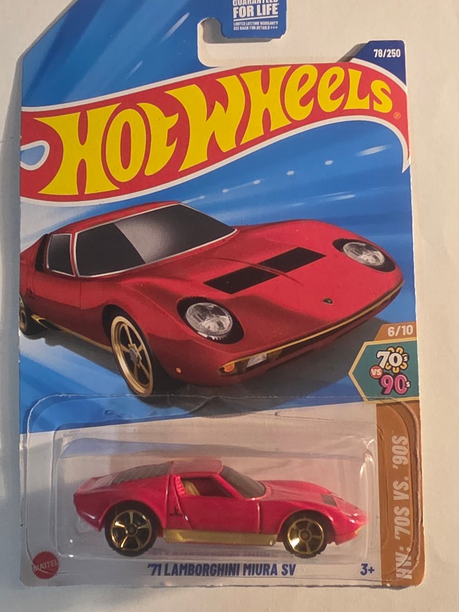 2025 Hot Wheels '71 Lamborghini Miura SV