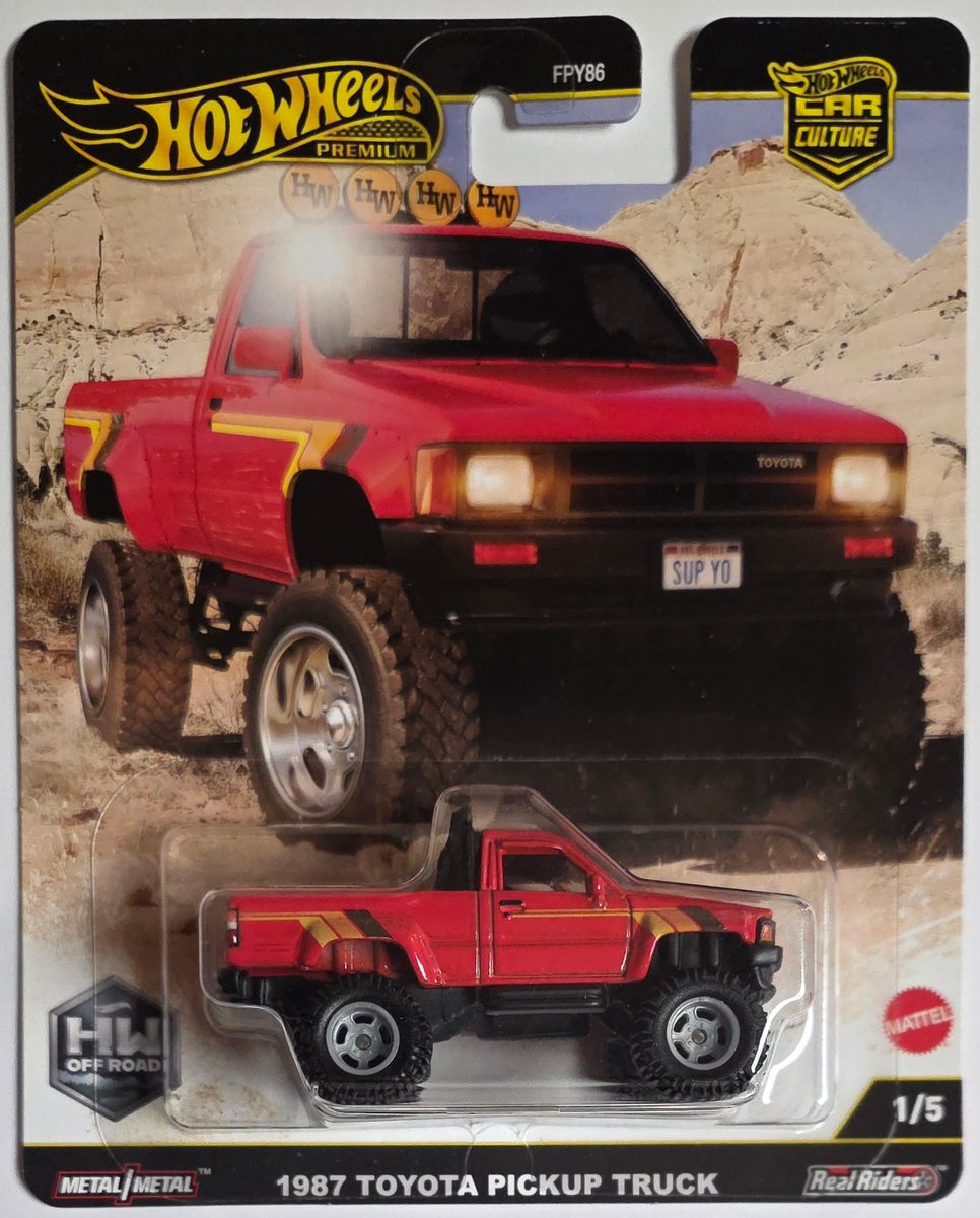 2025 Hot Wheels 1987 Toyota Pickup Truck