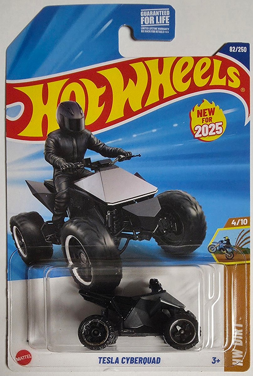 2025 Hot Wheels Tesla Cyberquad (First Edition)