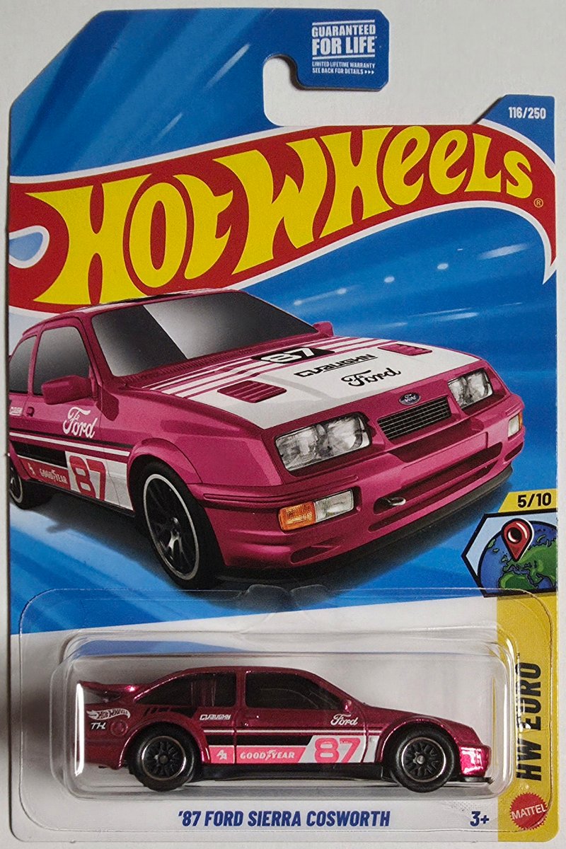 2026 Hot Wheels 87 Ford Sierra Cosworth (Super Treasure Hunt)