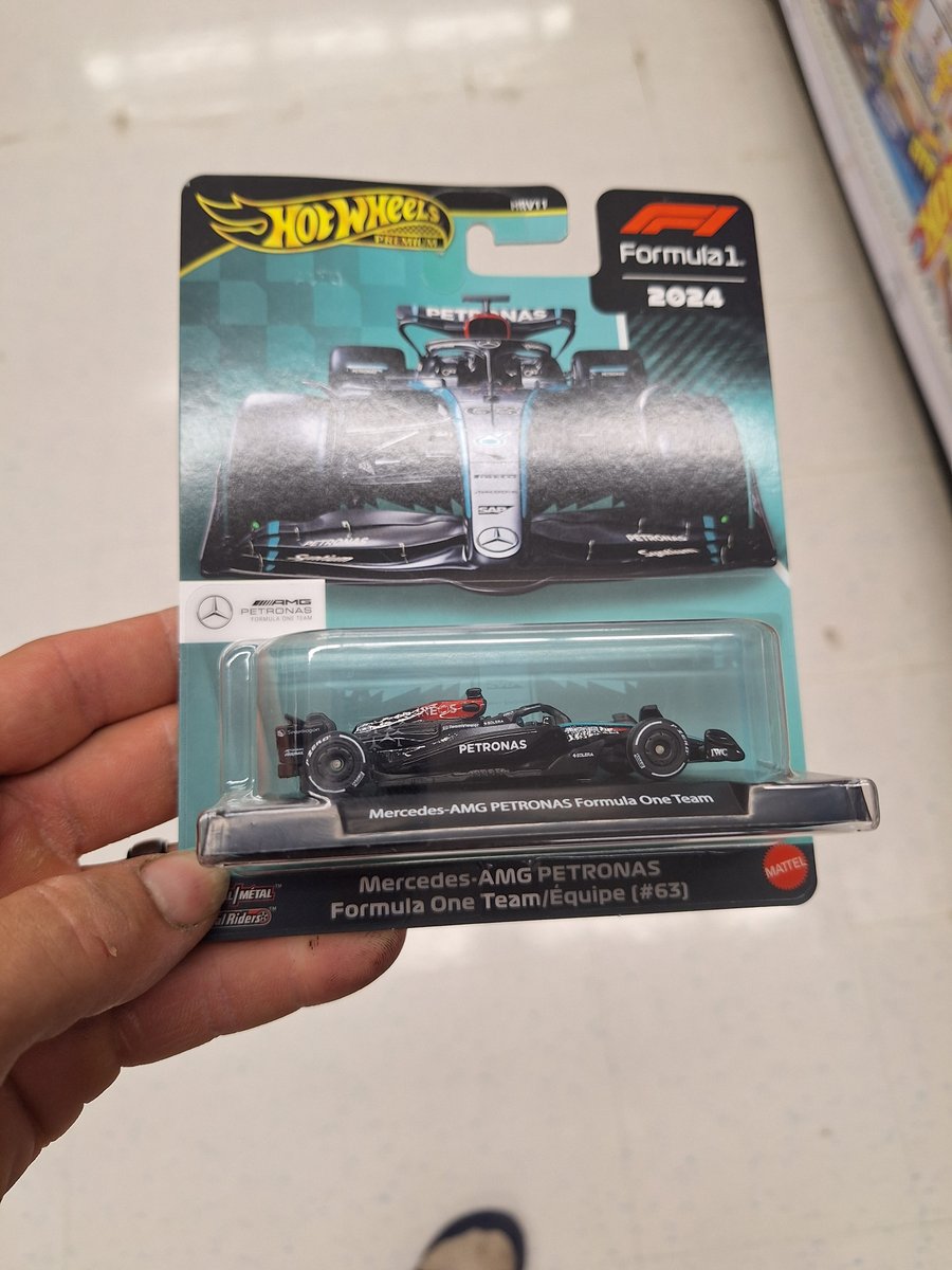 2025 Hot Wheels Mercedes-AMG PETRONAS Formula One Team (#63)