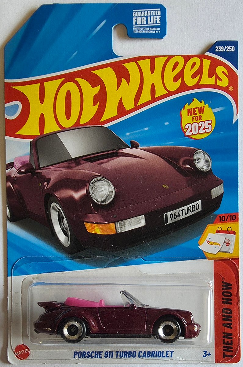 2025 Hot Wheels Porsche 911 Turbo Cabriolet (First Edition)