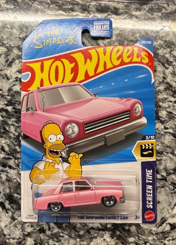 2026 Hot Wheels The Simpsons Family Car