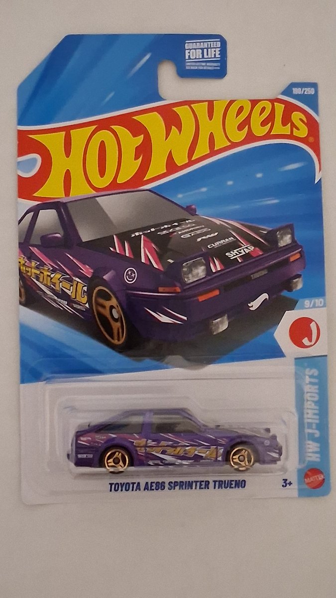 2026 Hot Wheels Toyota AE86 Sprinter Trueno