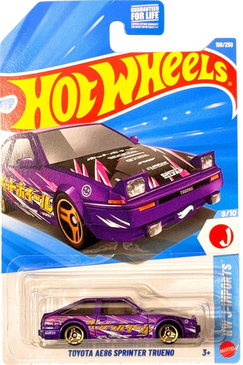 2026 Hot Wheels Toyota AE86 Sprinter Trueno
