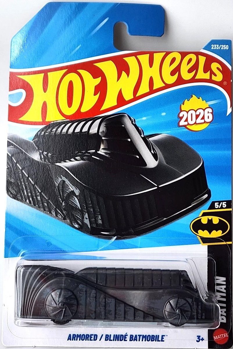 2026 Hot Wheels Armored Batmobile (First Edition)