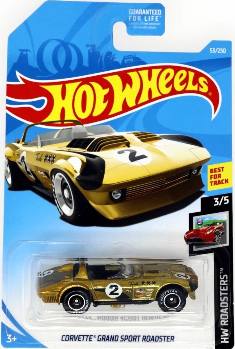 2019 Hot Wheels Corvette Grand Sport Roadster (Super Treasure Hunt)