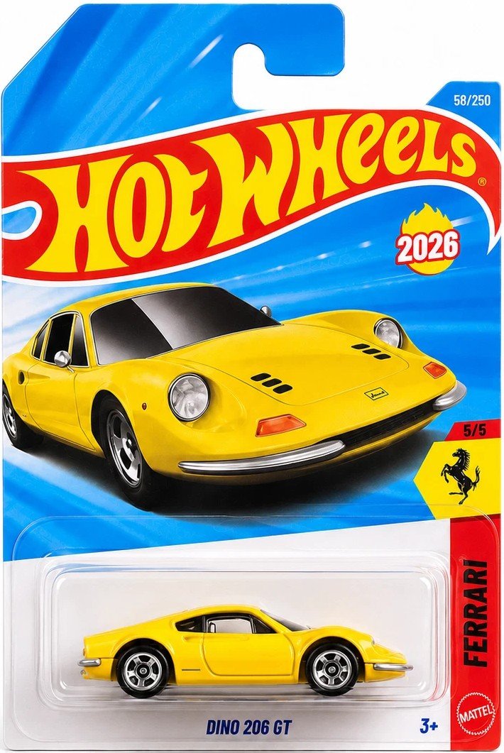 2026 Hot Wheels Dino 206 GT