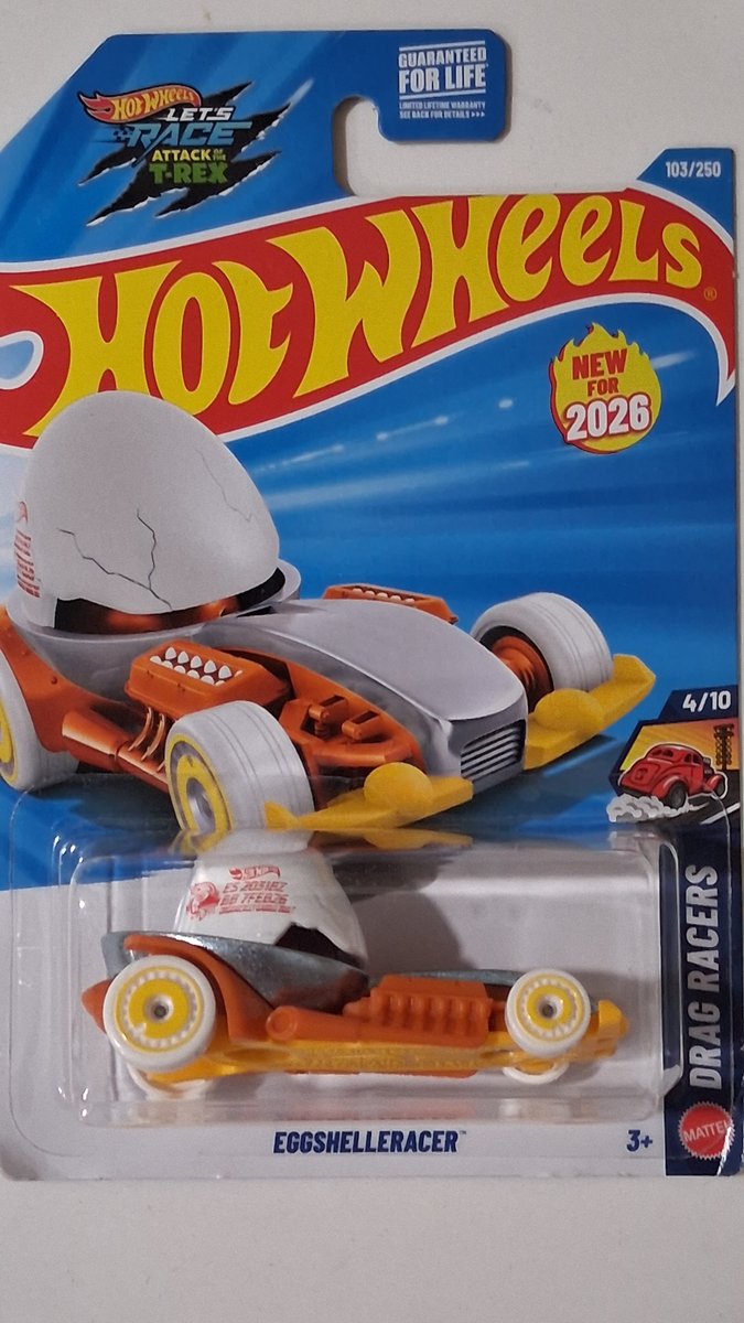 2026 Hot Wheels Eggshelleracer