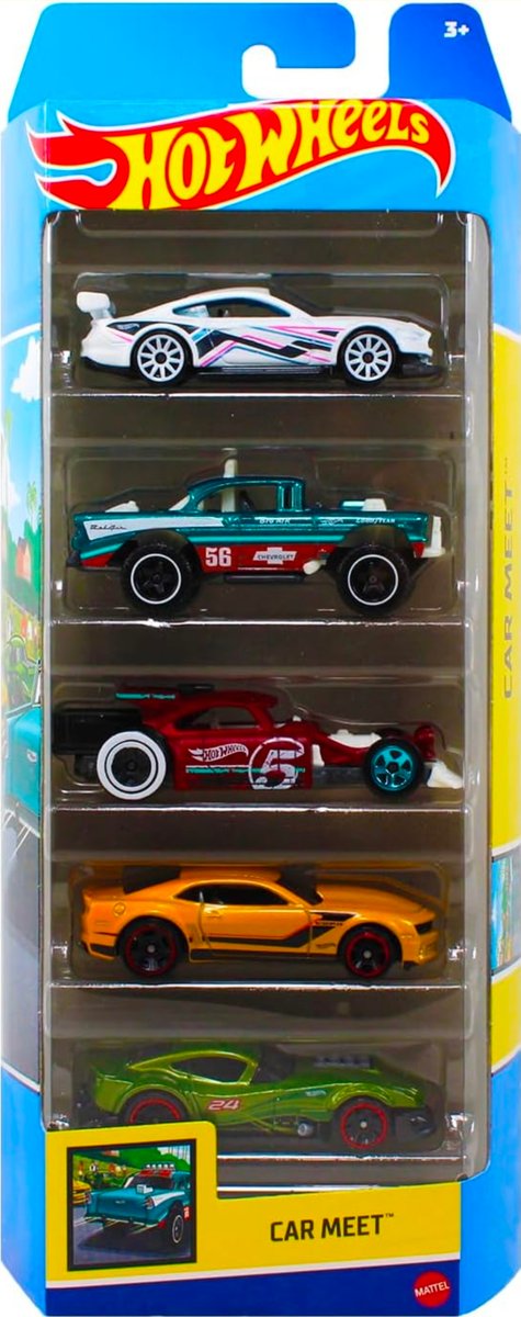 2023 Hot Wheels Car Meet (5-pack)