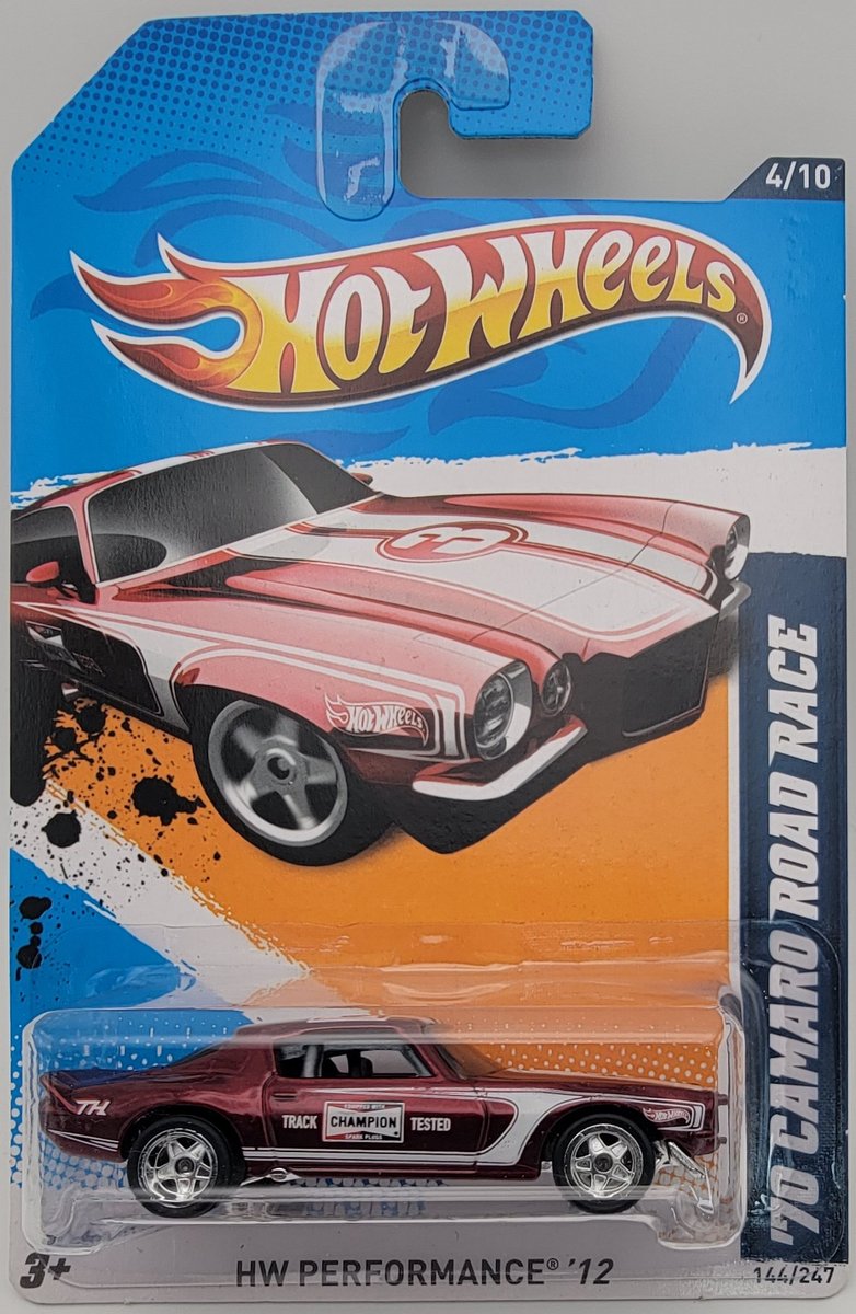 2012 Hot Wheels '70 Camaro Road Race (Super Treasure Hunt)