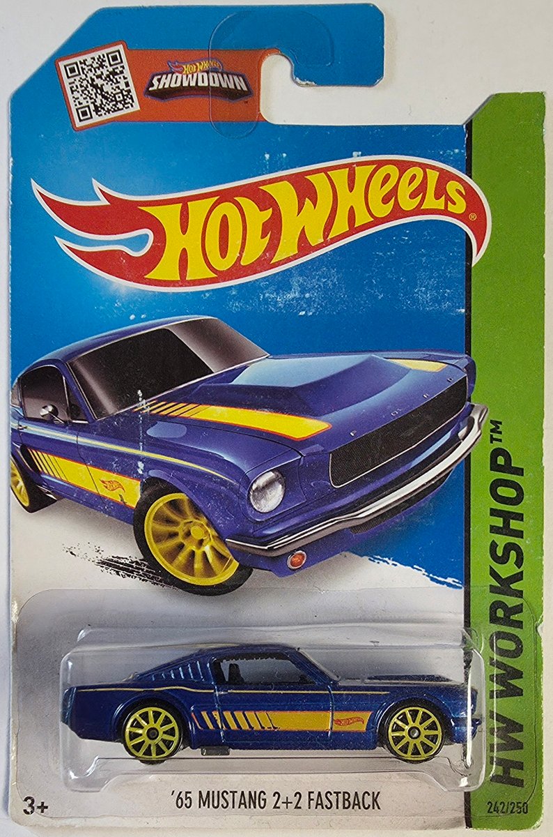 2015 Hot Wheels '65 Mustang 2+2 Fastback (Super Treasure Hunt)