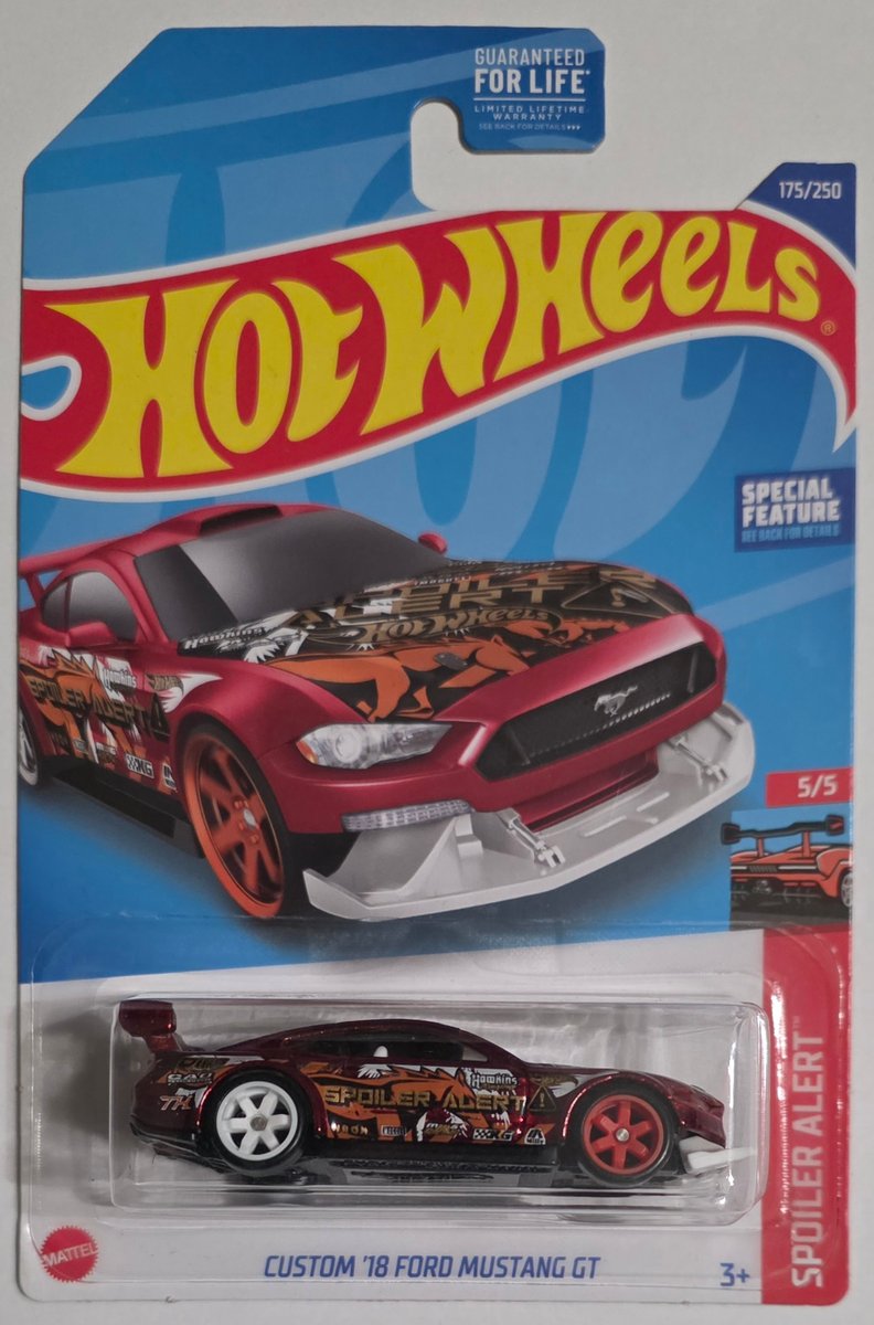 2022 Hot Wheels Custom '18 Ford Mustang GT (Super Treasure Hunt)