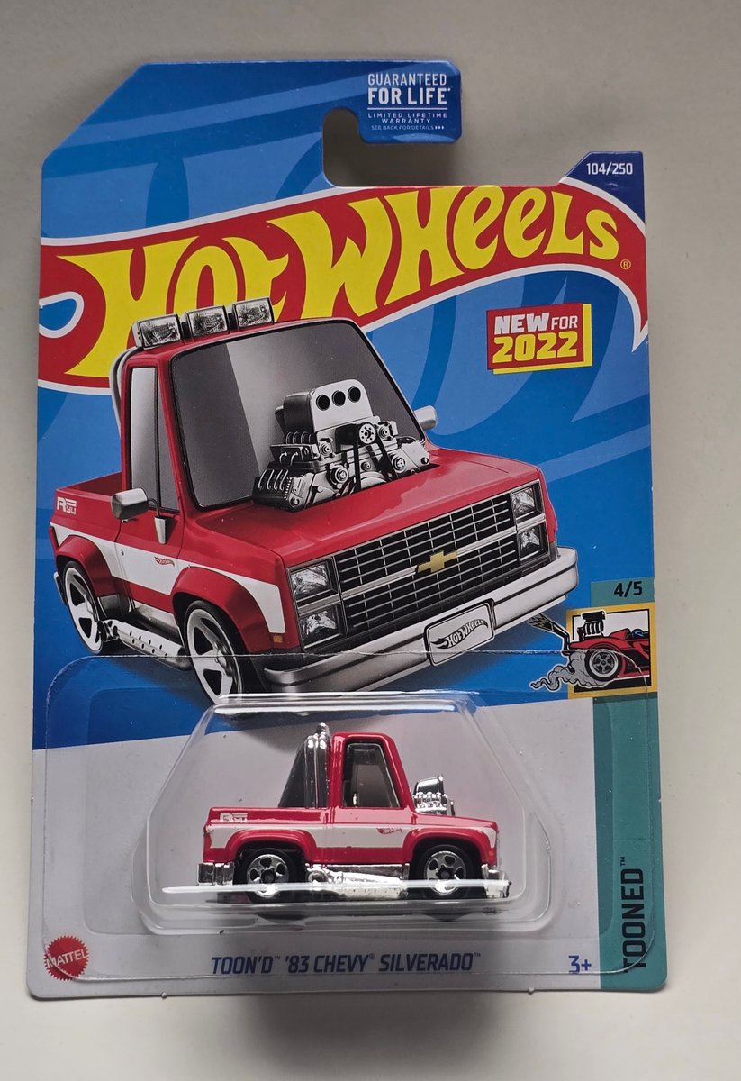 2022 Hot Wheels Toon'D '83 Chevy Silverado (First Edition)