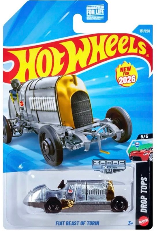 2026 Hot Wheels Fiat Beast of Turin (Zamac)