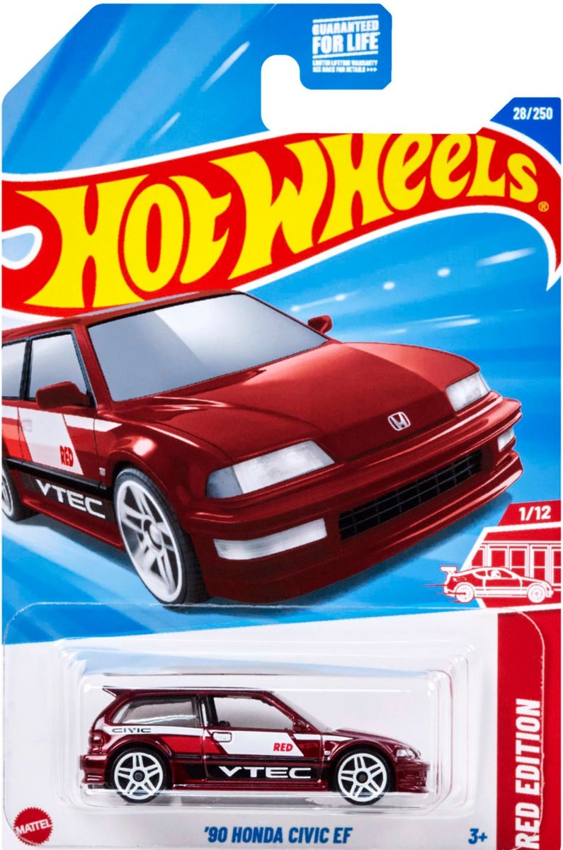 2025 Hot Wheels '90 Honda Civic EF