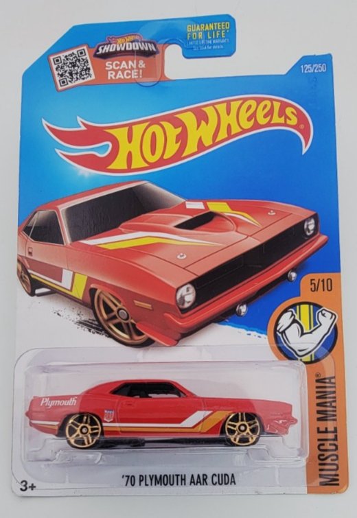 2016 Hot Wheels '70 Plymouth AAR Cuda