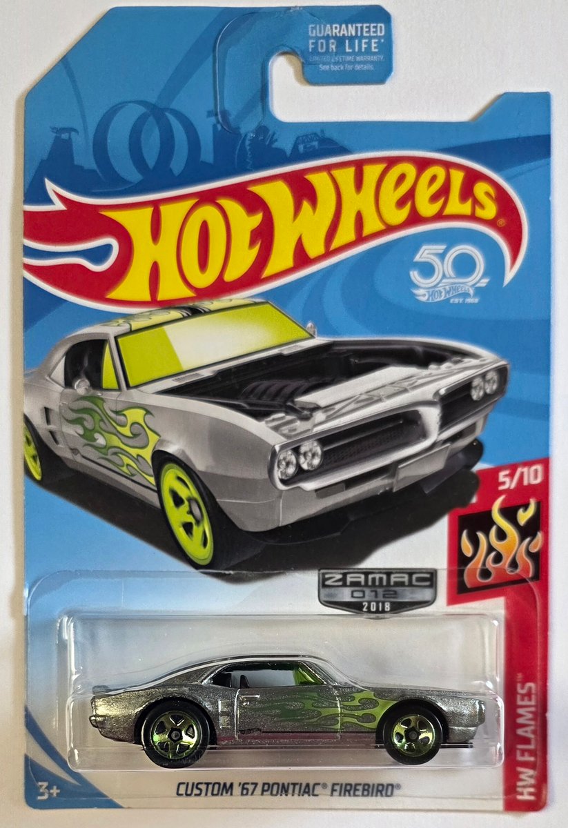 2018 Hot Wheels Custom '67 Pontiac Firebird (Zamac)