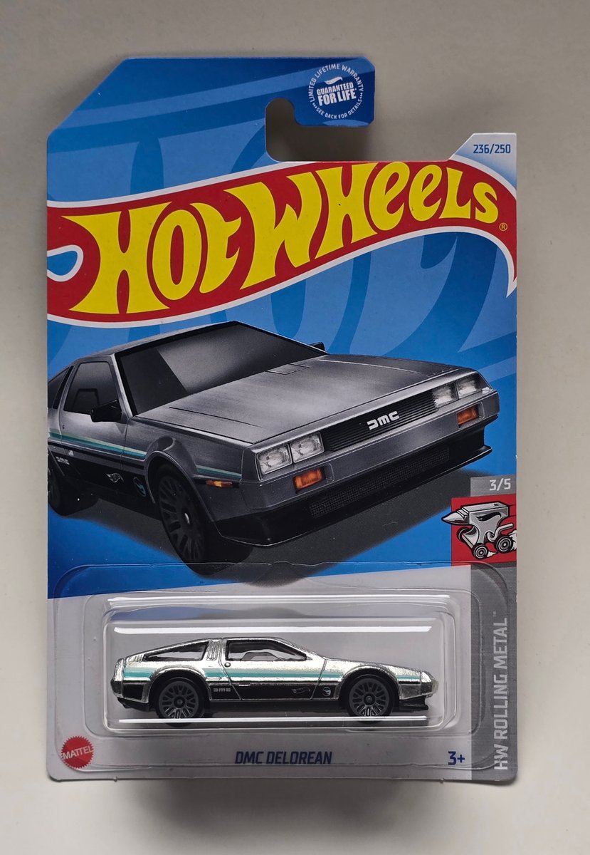 2024 Hot Wheels DMC Delorean (Zamac)