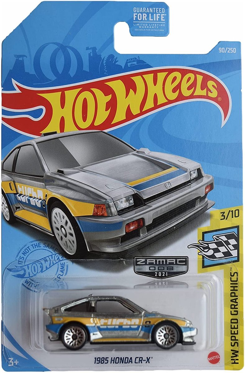 2021 Hot Wheels 1985 Honda CR-X (Zamac)