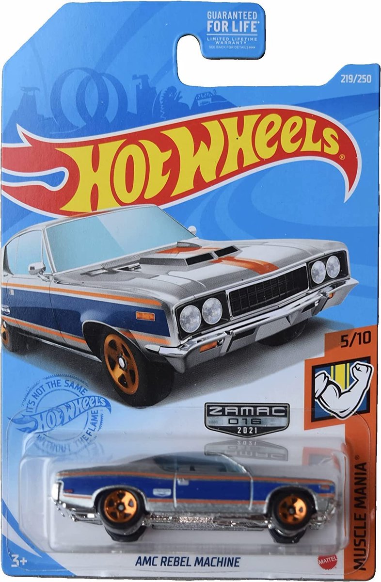 2021 Hot Wheels AMC Rebel Machine (Zamac)