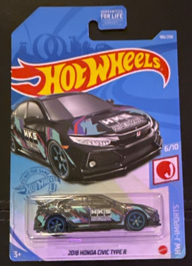 2021 Hot Wheels 2018 Honda Civic Type R (Super Treasure Hunt)