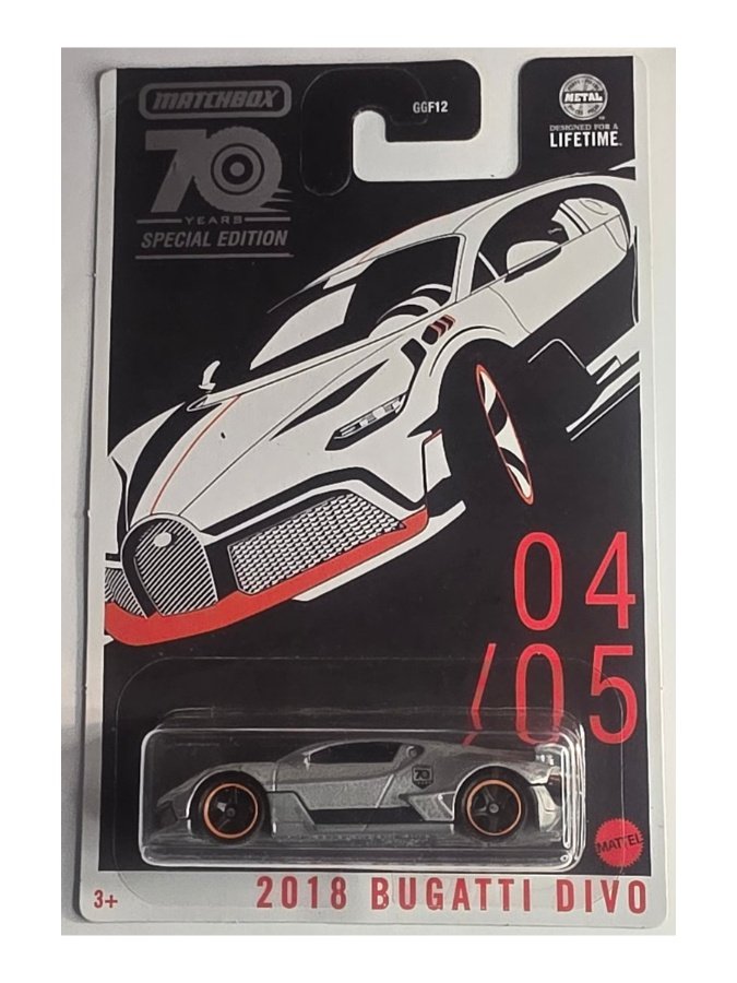 2023 Matchbox 2018 Bugatti Divo