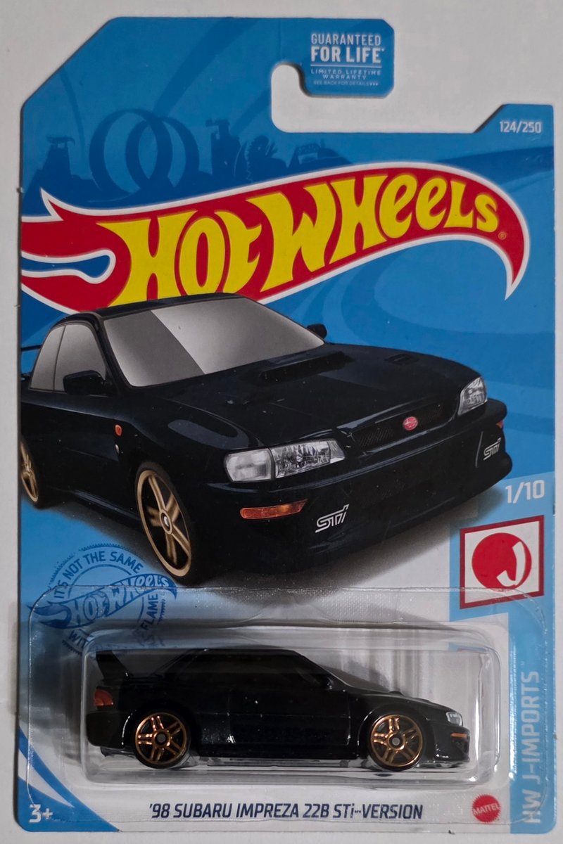 2021 Hot Wheels '98 Subaru Impreza 22B STI-Version