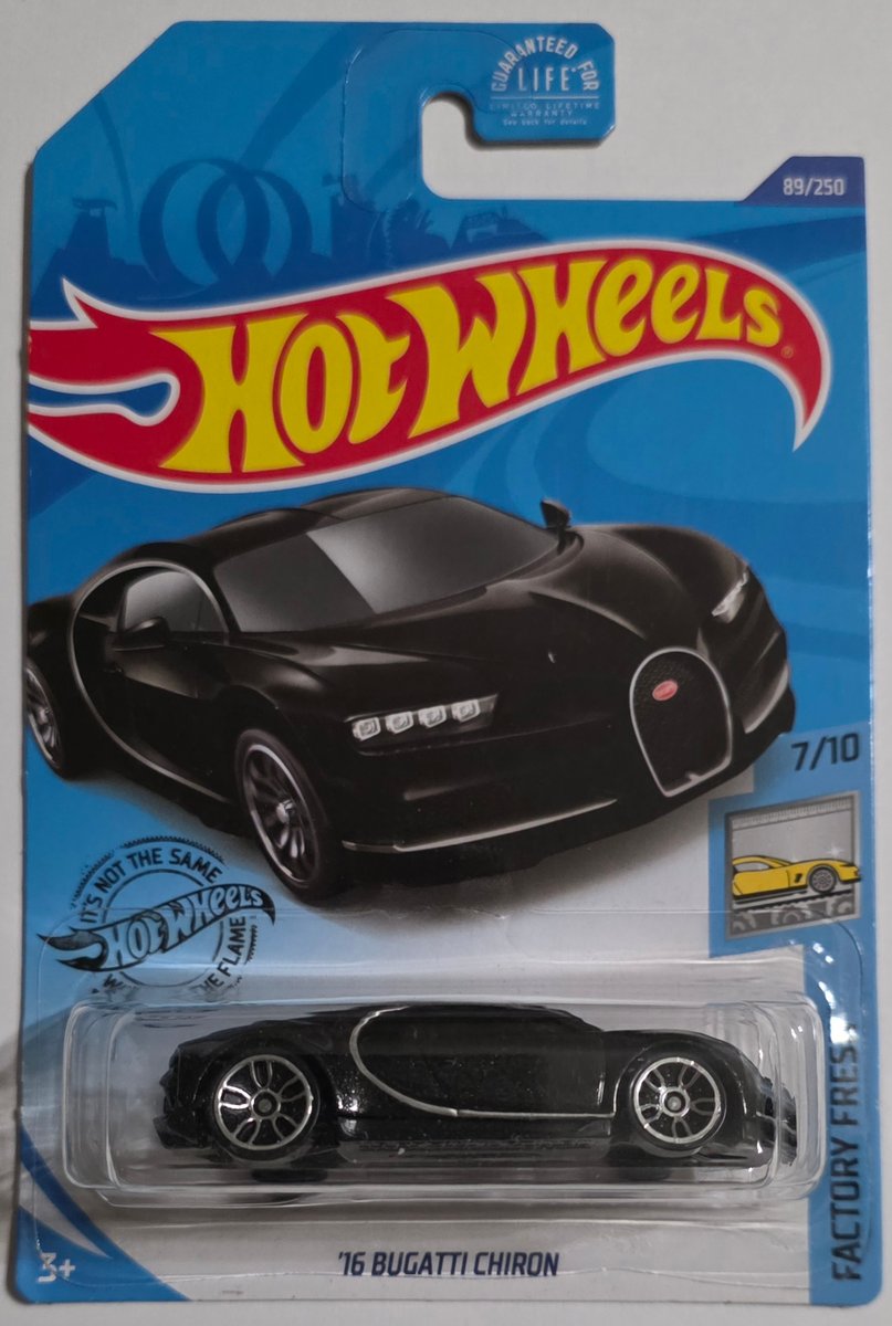 2018 Hot Wheels '16 Bugatti Chiron