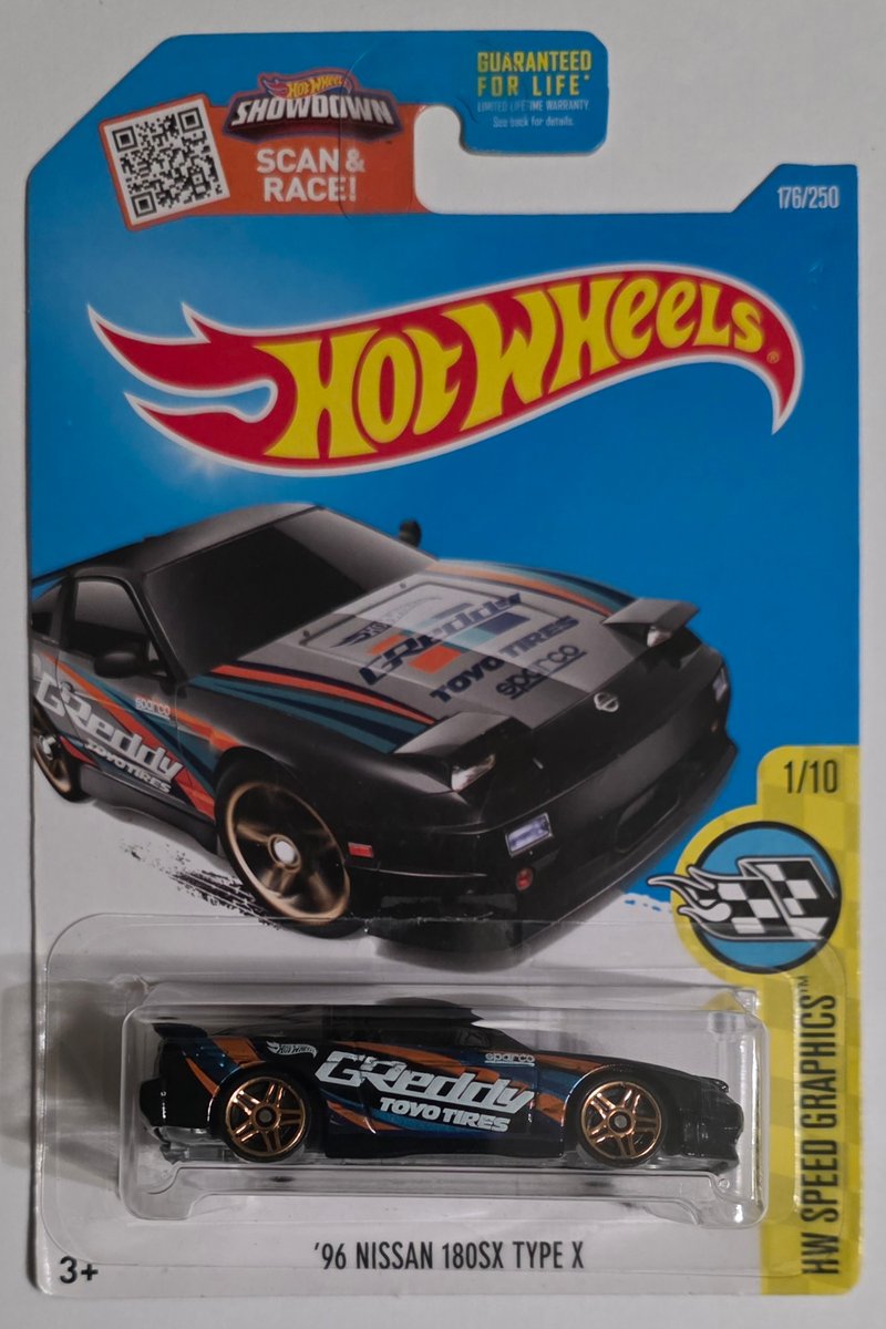 2016 Hot Wheels '96 Nissan 180SX Type X