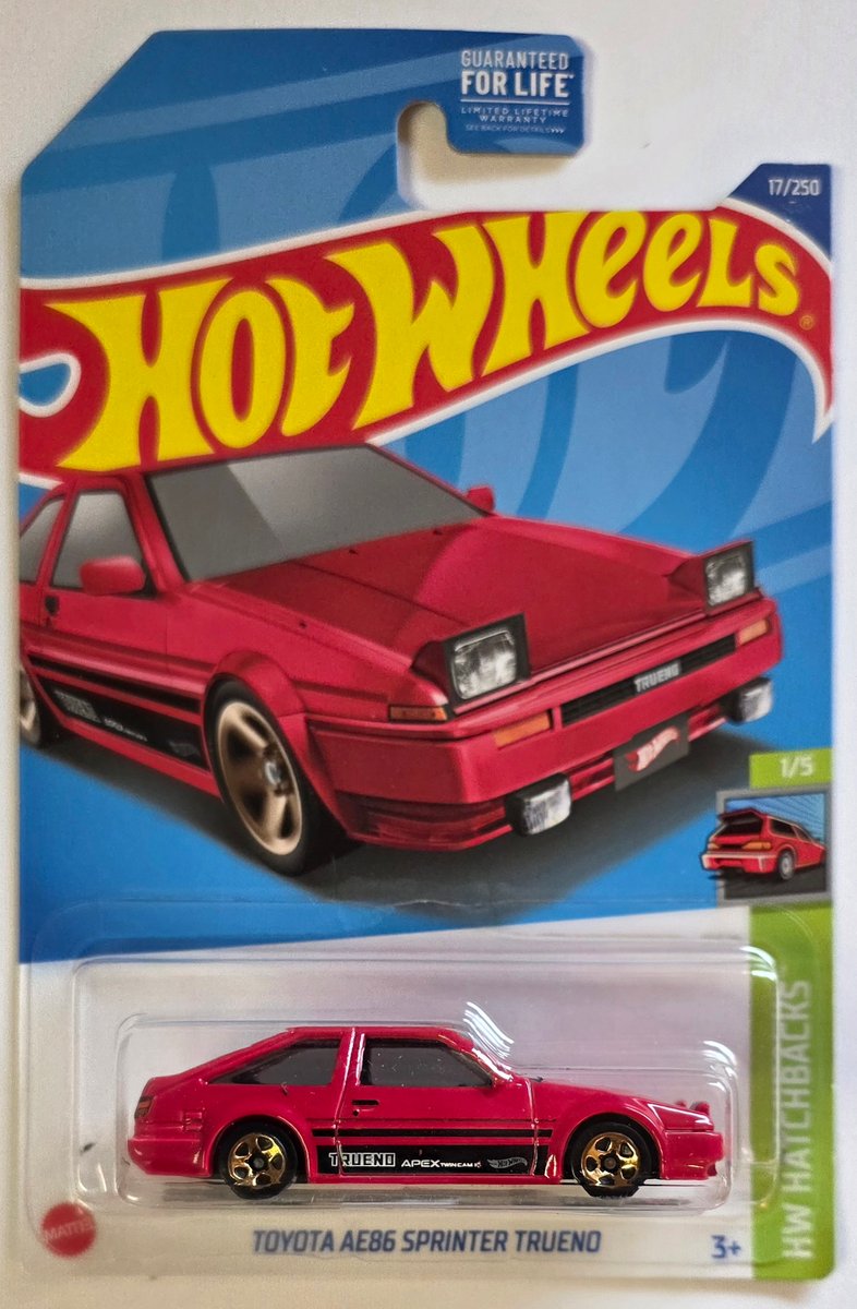 2022 Hot Wheels Toyota AE86 Sprinter Trueno