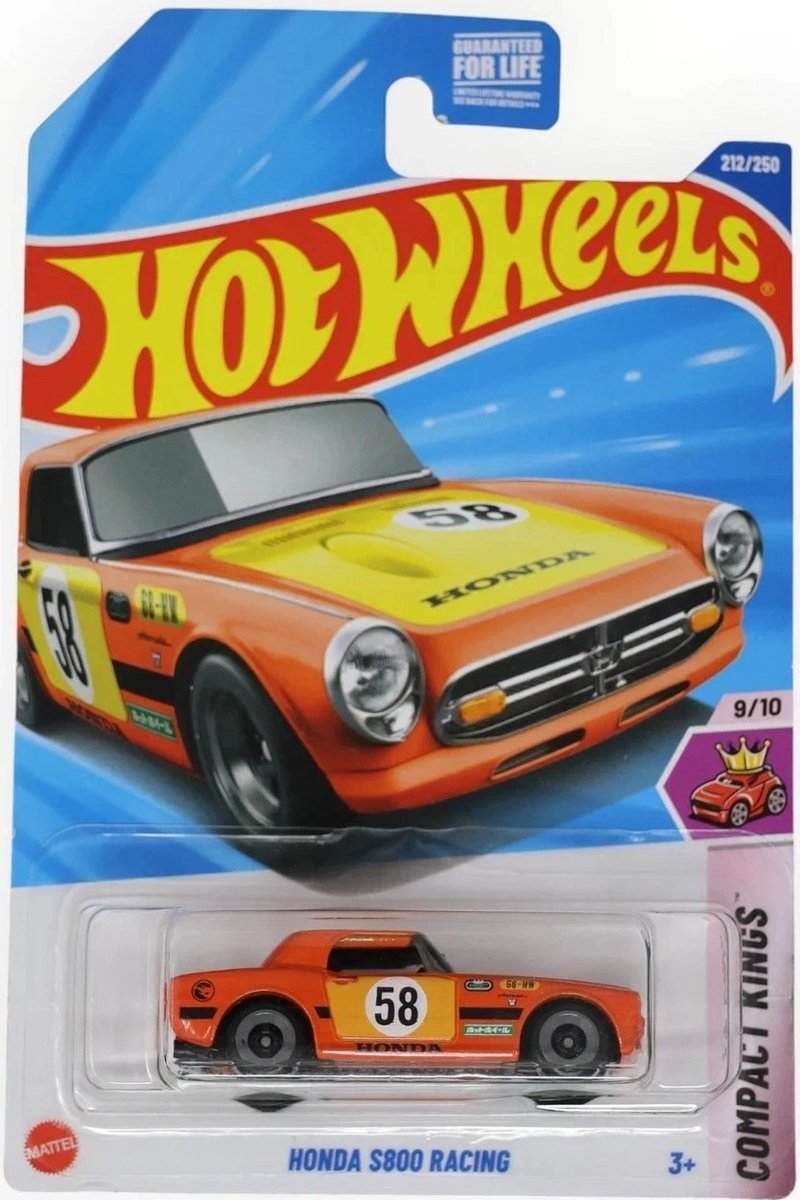 2025 Hot Wheels Honda S800 Racing (Treasure Hunt)