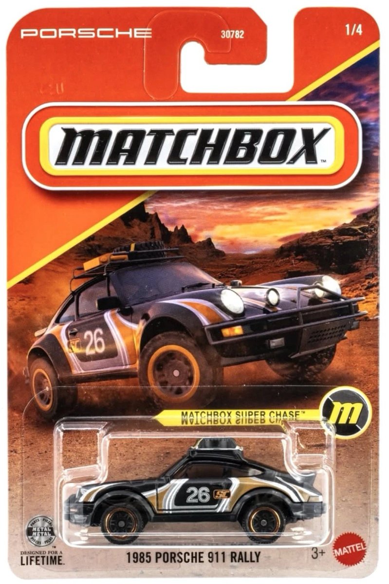 2026 Matchbox 1985 Porsche911 Rally (Super Chase)