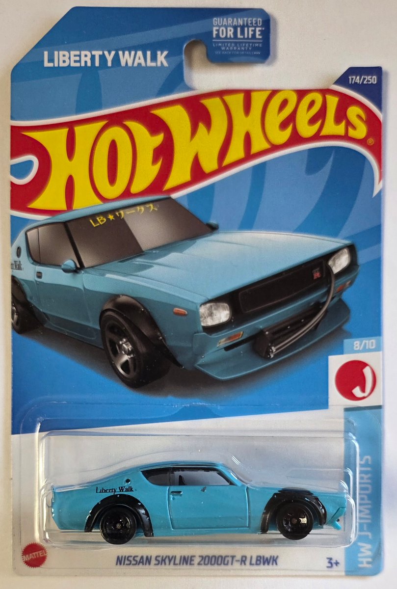2022 Hot Wheels Nissan Skyline 2000gt-R LBWK
