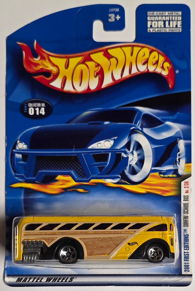 2001 Hot Wheels Surfin' School Bus
