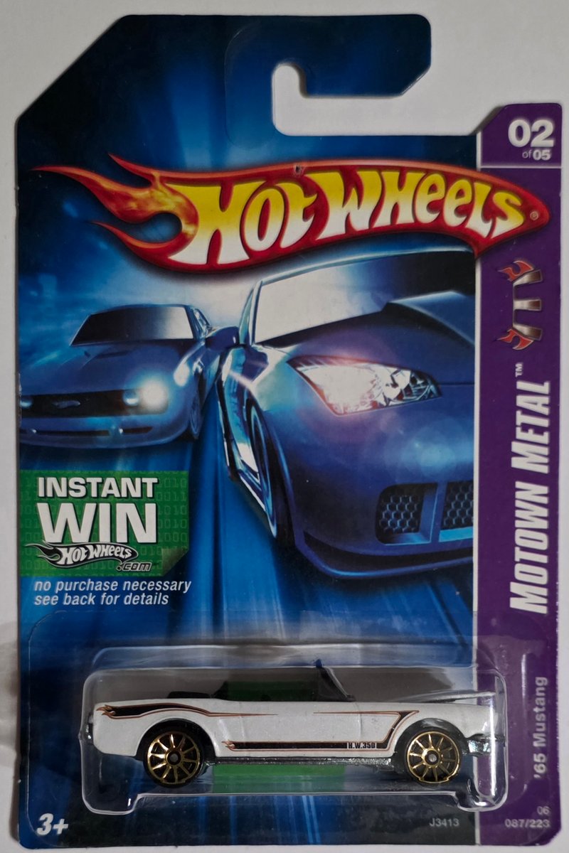 1995 Hot Wheels '65 Ford Mustang Convertible