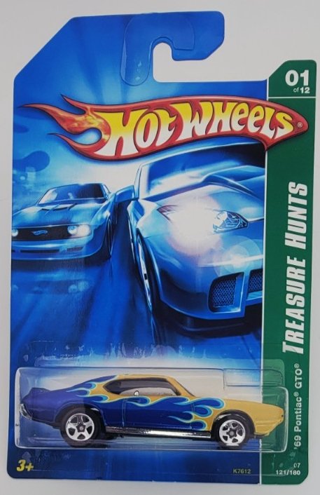 2007 Hot Wheels '69 Pontiac GTO (Treasure Hunt)