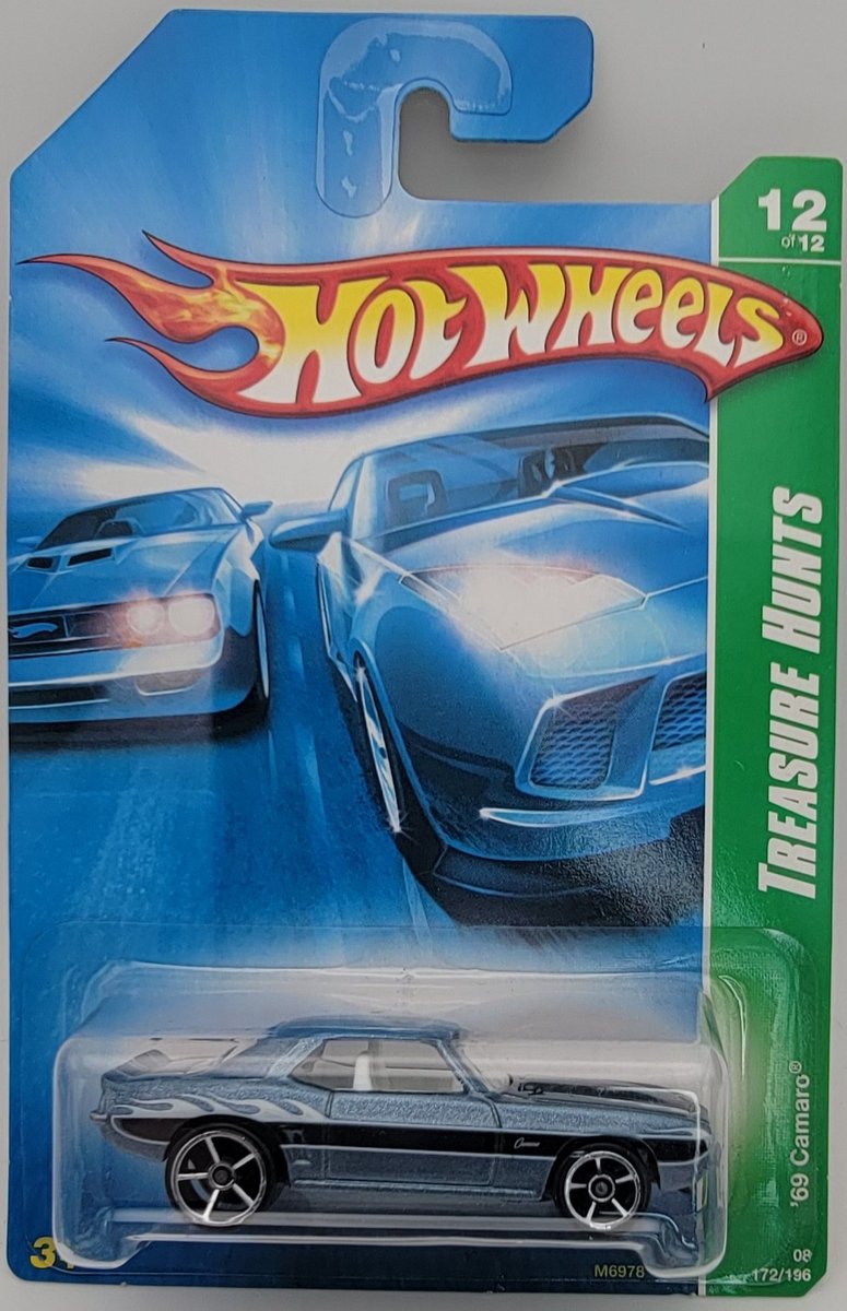 2008 Hot Wheels '69 Camaro (Treasure Hunt)