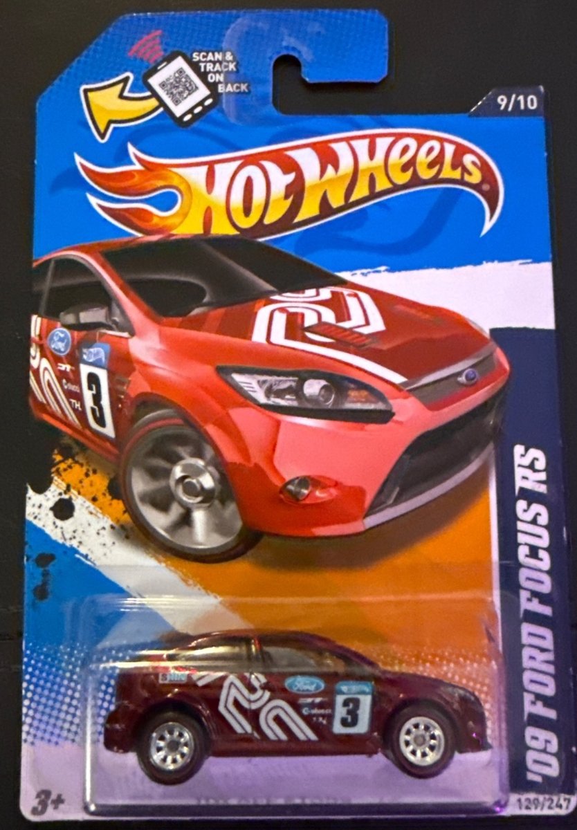2012 Hot Wheels '09 Ford Focus RS (Super Treasure Hunt)
