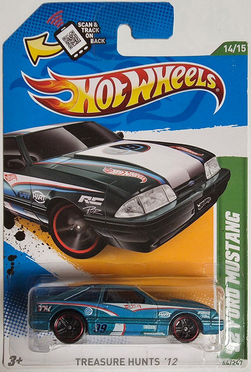 2012 Hot Wheels '92 Ford Mustang (Treasure Hunt)